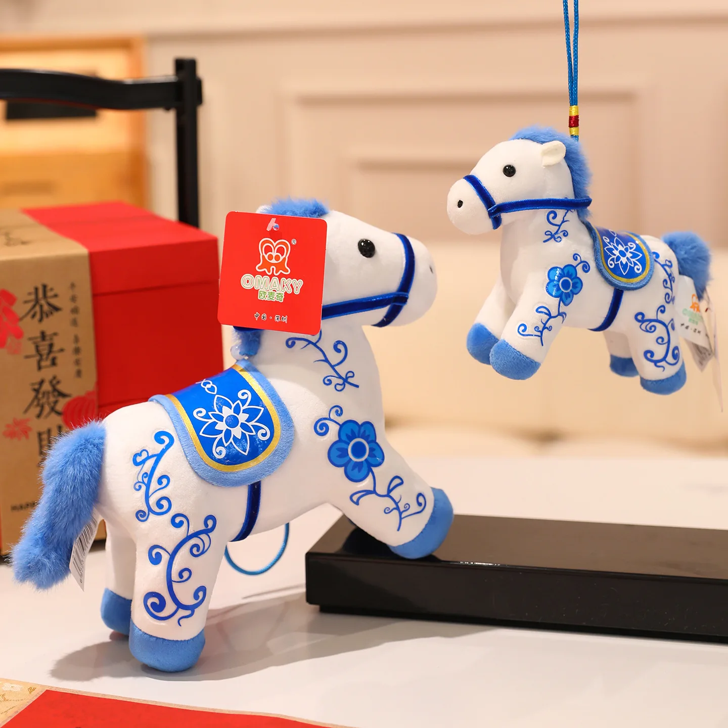 2026 Nieuwe Kawaii Foal Knuffel Gevulde Pop voor Kinderen Verjaardag Kerstcadeau Jaar van het Paard Mascotte Dier Plushie Groothandel