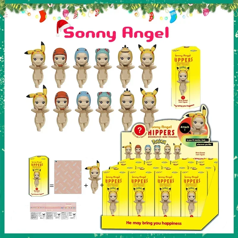 

Pokemon Sonny Angel Cartoon Cute Mini Character Ornament Fan Doll Collection Model Mystery Kids Toys Birthday Christmas Gifts