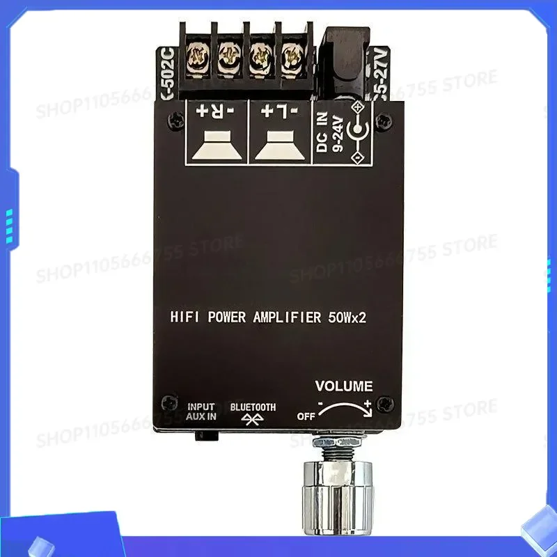 For 502C Upgrade APP HIFI Level 2.0 Stereo Bluetooth Digital Power Amplifier Board TPA3116D2 50Wx2