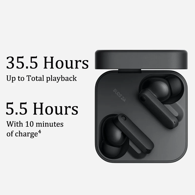 الإصدار العالمي CMF Buds 2a Bluetooth 5.4 ما يصل إلى 31 ساعة من التشغيل 12.4 ملم سائق 42dB ANC 4HD Mics IP54