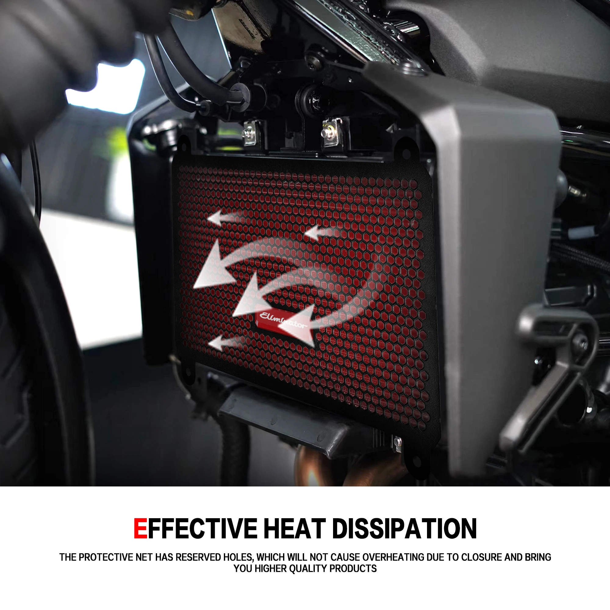For Kawasaki Eliminator 500 Eliminator500 2024 2025 Motorcycle Accessories Radiator Guard Grill Cover Radiators Guard Protector