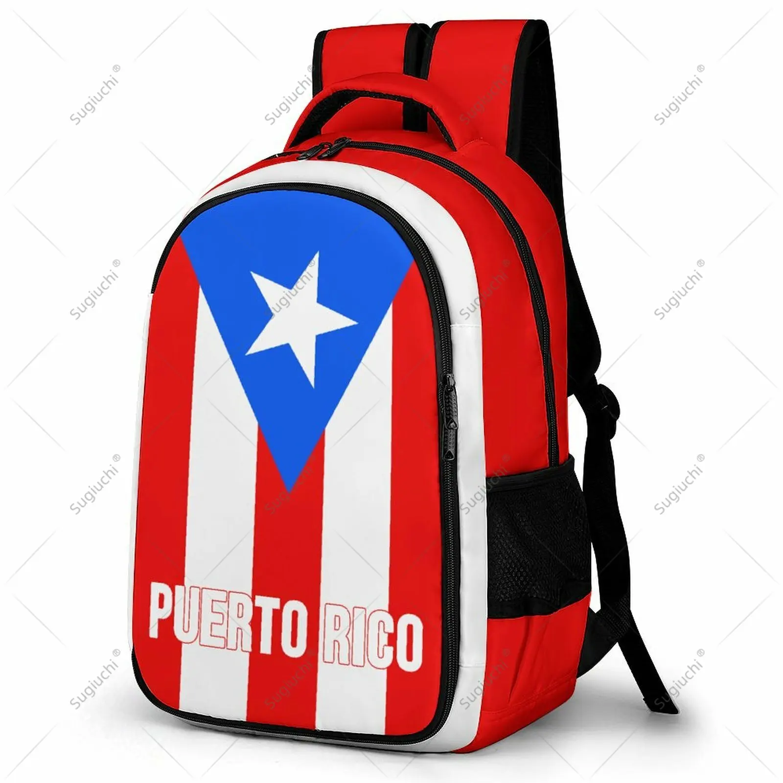 

Backpack Puerto Rico Flag Student Schoolbag Smart Business Travel Leisure Backpack Laptop Back Pack Office Work Bag
