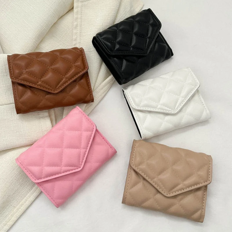 Nuevo bolso de mano de moda de ocio para mujer, cartera versátil para tarjetas de cambio