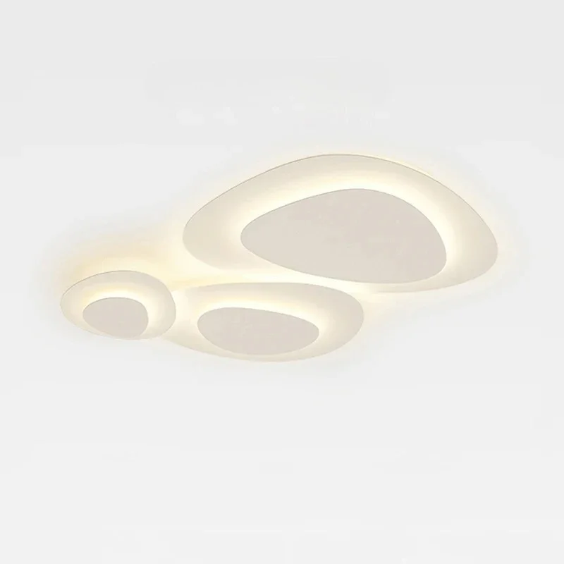 Living Room Ceiling lamp For Bedroom Dining Indoor Lighting Fixtures Milk White Wind Luminaria Home decor led light fixture lamp
