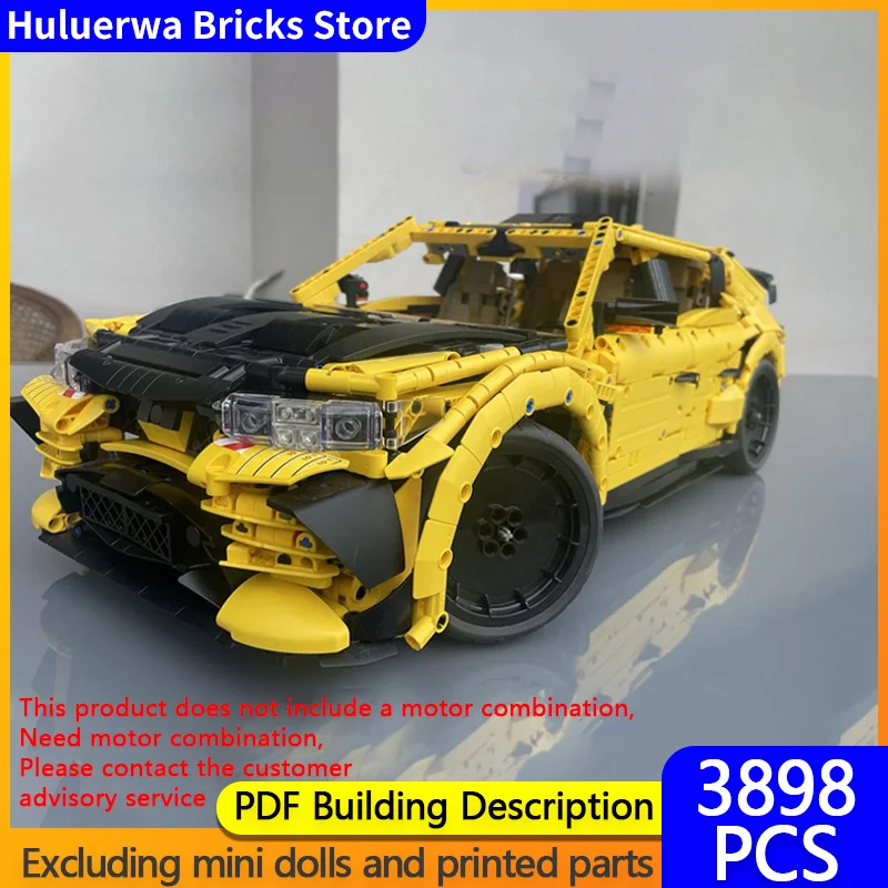 

Модель скоростного гоночного автомобиля MOC, строительные кирпичи, внедорожник, модульная технология, подарки, праздник, сборка, детские игрушки, костюм