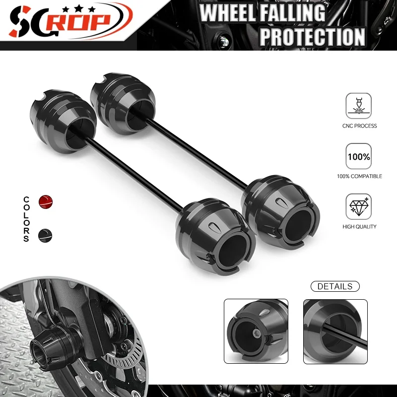 

Newlest Motorcycle Fork Axle Slider Crash Pad For F750GS F850GS 2019-2025 F700GS F800GS 2017-2025 Wheel Anti-Collision Protector