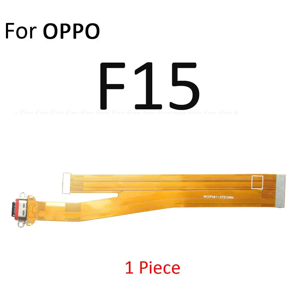 USB Charger Connector Board Dock Port Charging Jack Flex Cable For OPPO F19 F17 F15 F11 F9 F7 F5 Youth F3 F1 F1s Pro Plus Parts