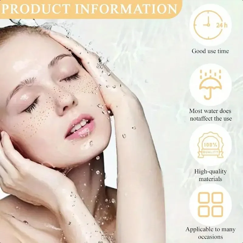 10 قطع يتوهج البريق المؤقتة الوشم بريق النمش الوجه الوشم ماكياج بريق البقع بقع للماء الوشم ملصق #2