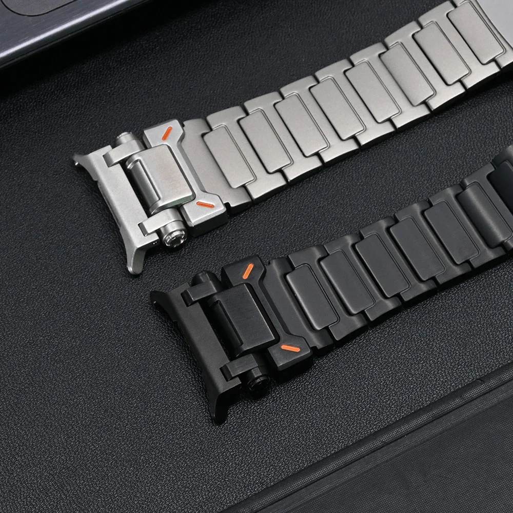 Mens Luxury Titanium Strap For Samsung Galaxy Watch Ultra 47mm Metal Bracelet For SAMSUNG GALAXY WATCH ULTRA 47mm Business Band