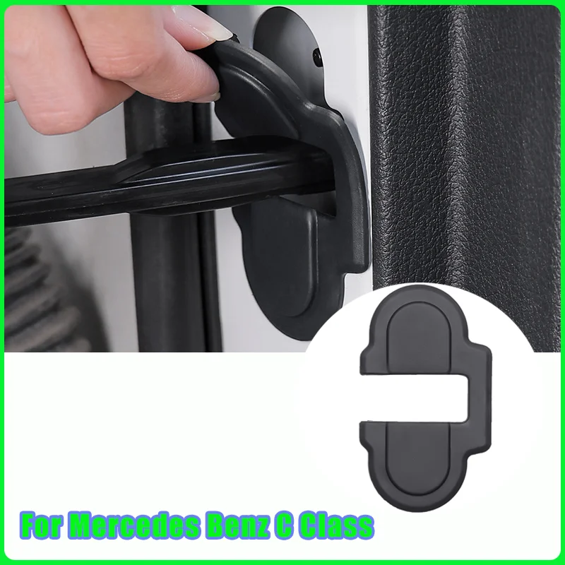 

Car Door Limiter Protective Cover Door Lock Buckle Trim For Mercedes Benz C Class W206 GLC X254 2023-2025 Interior Accessories