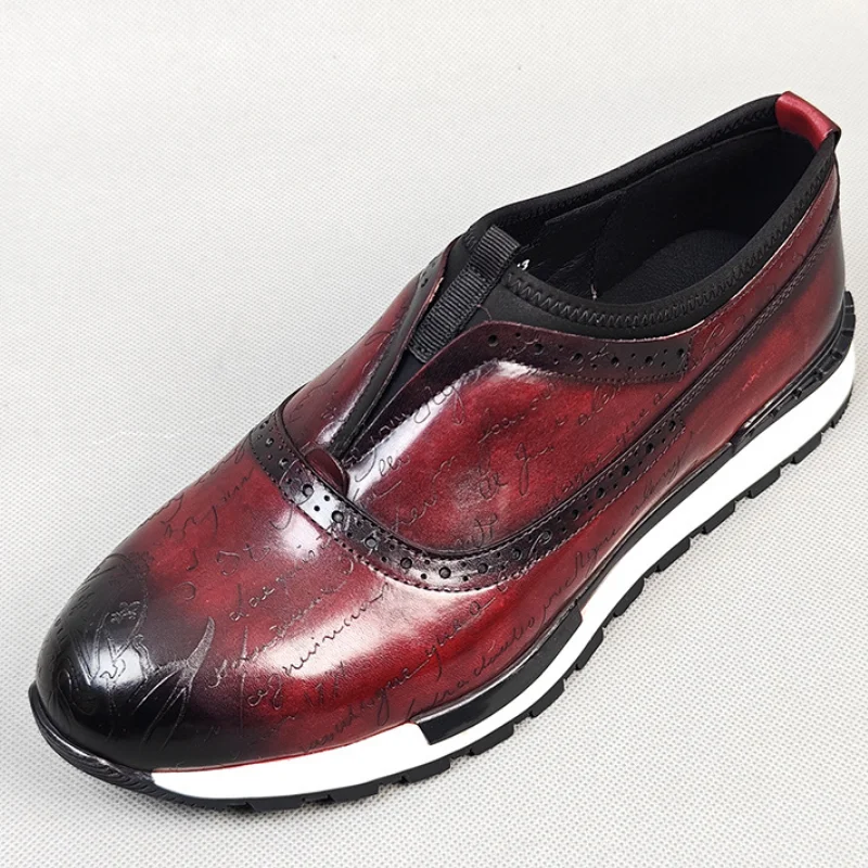 

New Europe Station High-end leather shoes with British style, genuine leather, men's casual and versatile bestsellers b40
