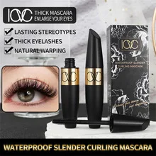 Plump Big Eyes 4D Waterproof Thick Lengthening Curling Long Mascara