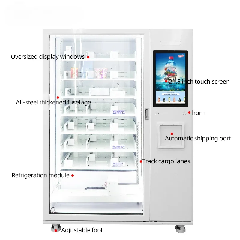 lifting food snack vending machine with elevator