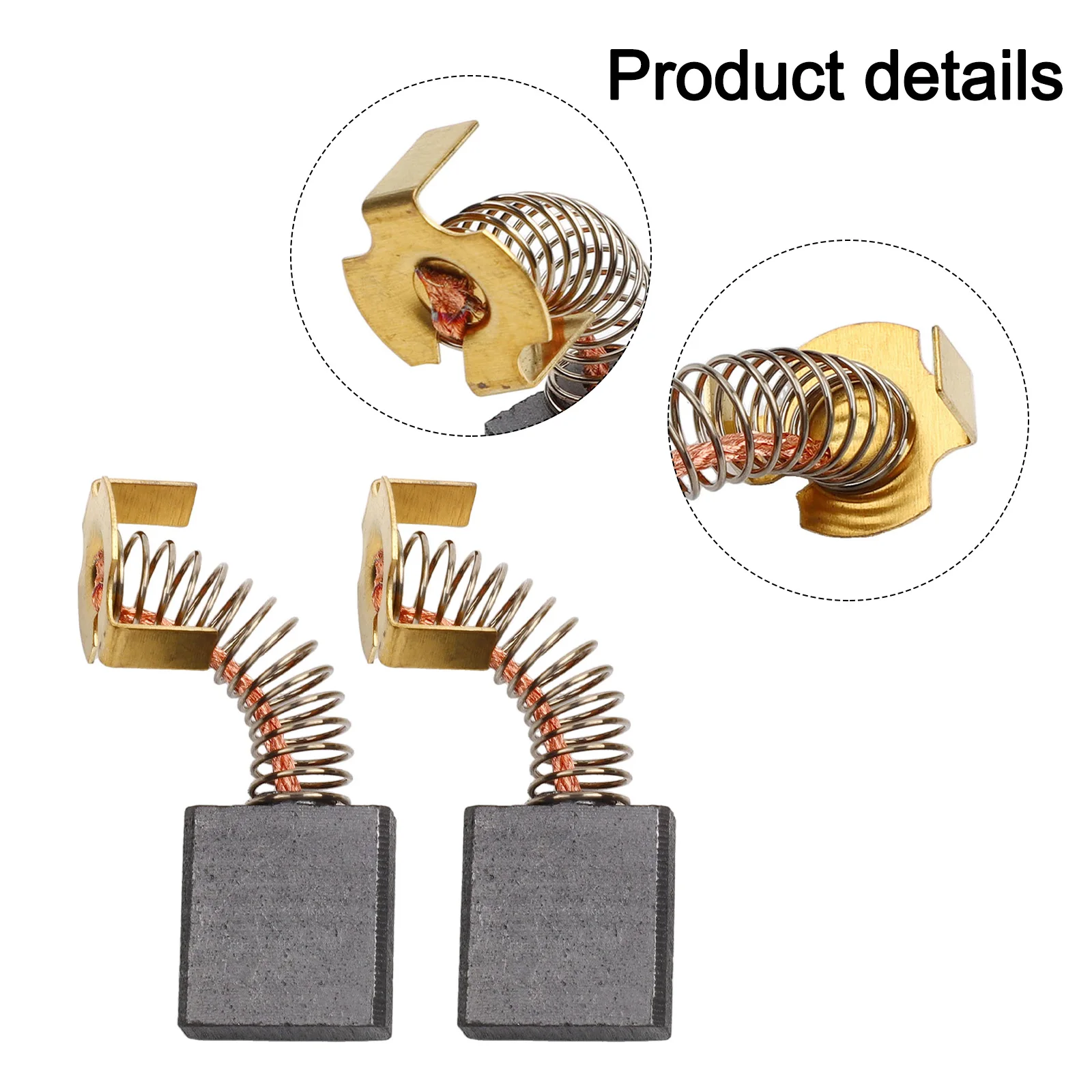 2pcs Carbon Brush for 0QQT OQQT Compatible Miter Saw Table Saw Chop Saw Motor Part Number 83990291A1 Power Tool Replacement