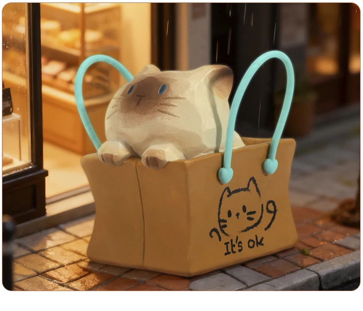 【Bestseller】Kitten Pai begleitende tägliche Serie, Dekoration, Blindbox, niedliche Mini-Puppe, Desktop-Cartoon-Ornament, Überraschungsgeschenke – Detail 15