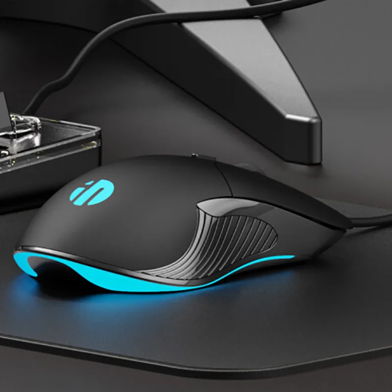 2022 New PB1 Mouse Business Office USB Wired Mouse Mute 6-key Macro Definition Photoelectric Gaming Mouse