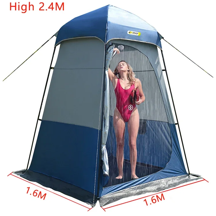 MOQI High Quality Bathroom or Privacy Single Bath Tent Portable Camping Shower Tent Outdoor Toilet Dressing RoomTent