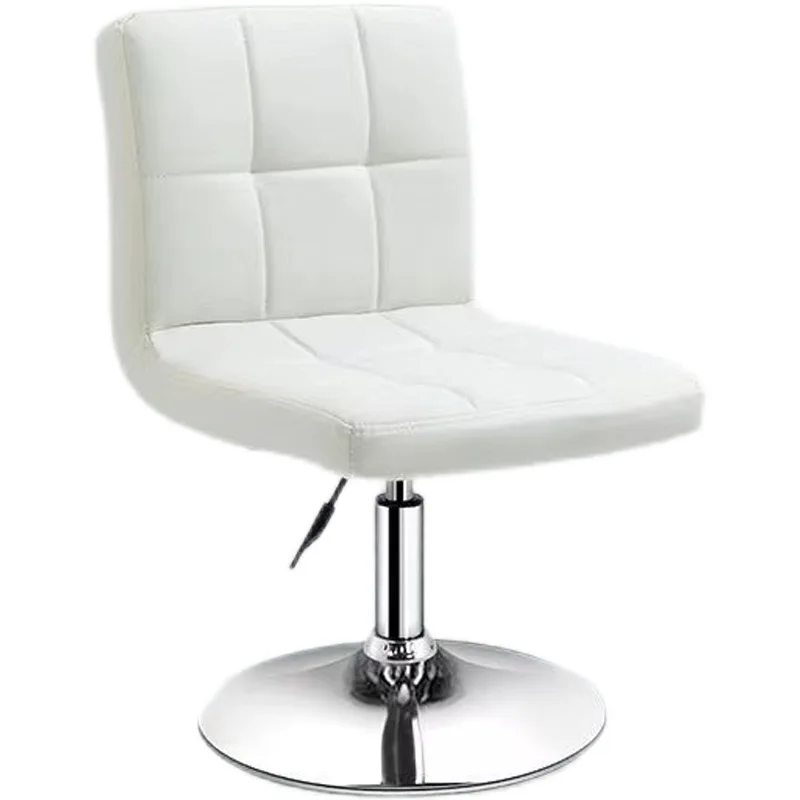 

Bar Chair Lift Bar Chair Modern Simple High Stool Backrest High Stool Front Desk Bar Chair with Armrest Metal
