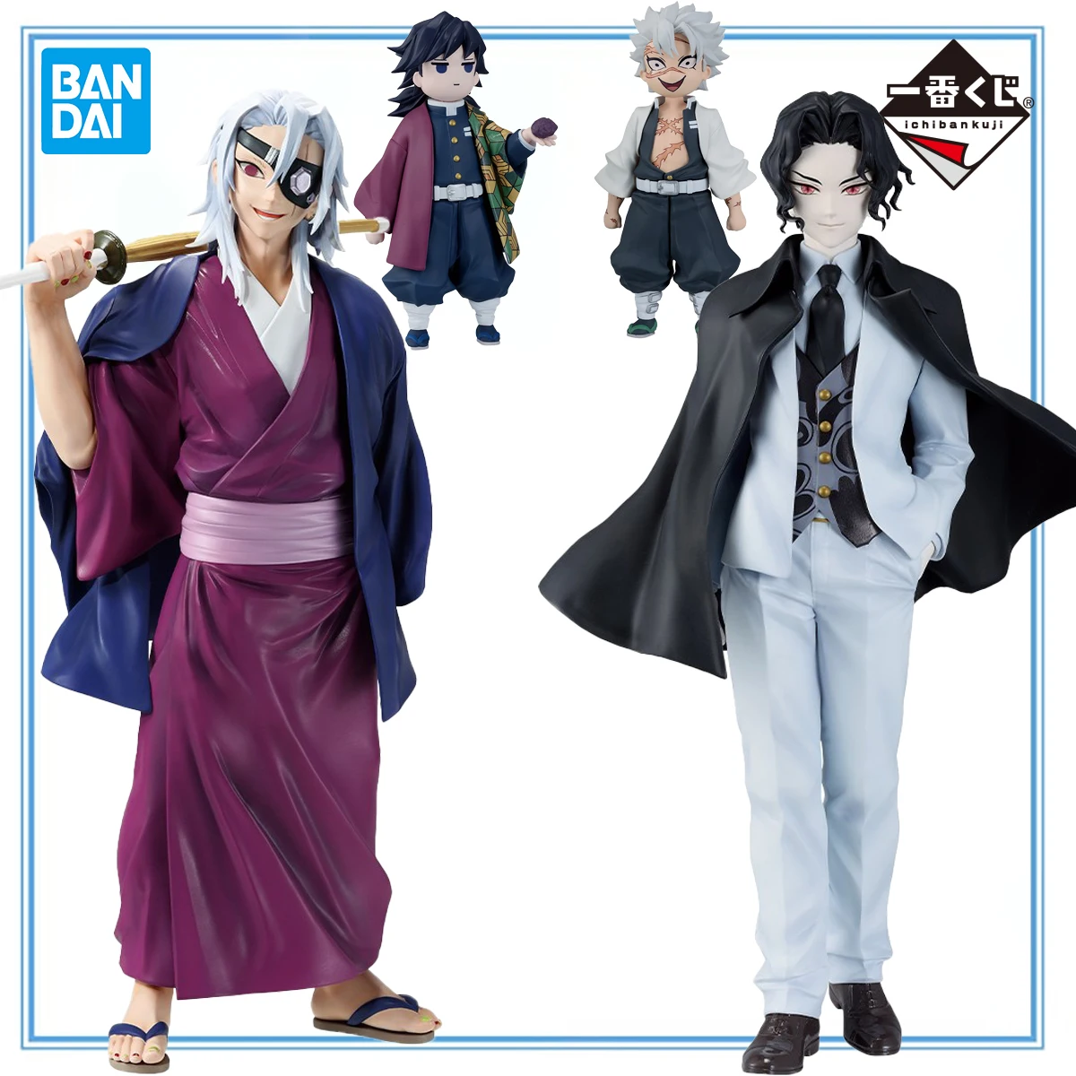

100% Original in Stock Bandai Spirits Ichiban Kuji Kimetsu No Yaiba Uzui Tengen Kibutsuji Muzan Shinazugawa Sanemi Tomioka Giyuu