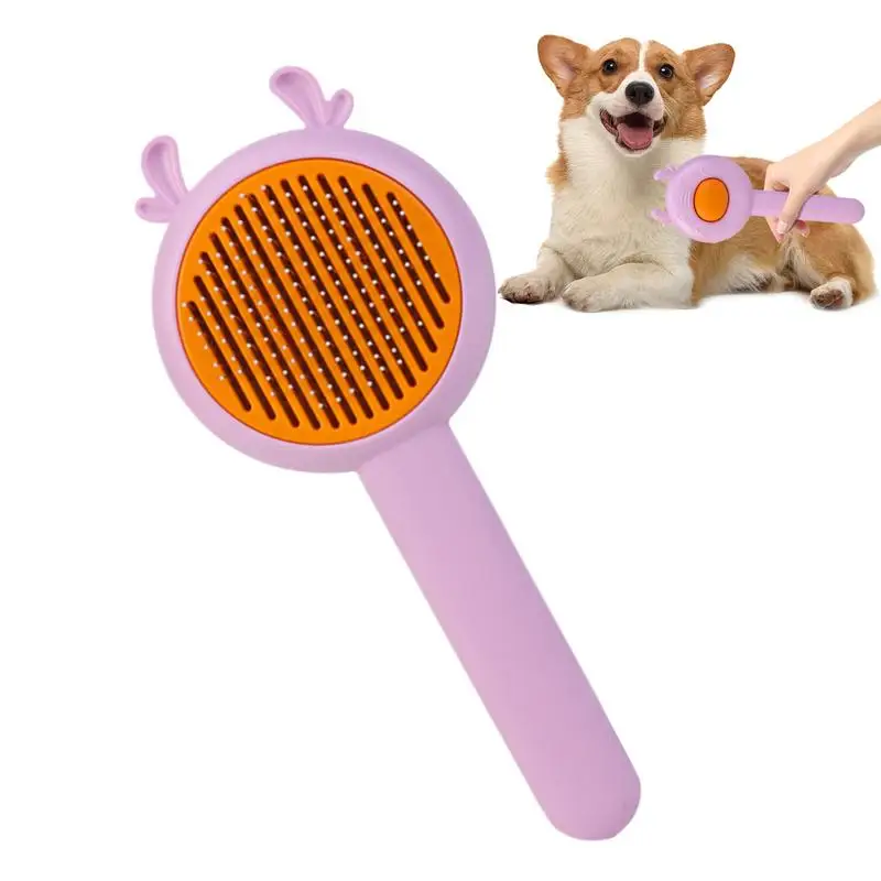 

Dog Shedding Brush Pet Massage Hair Cleaning Comb Multifuncrtional Pet Hair Cleaning Comb 2 In 1 Puppy Massage Tool For Cats