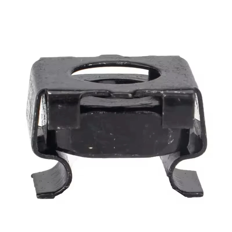 Carbon Steel Cage Nut Quartet Floating Cassette Card Nuts Black M4 M5 M6 M8 M10 Square Snap-In Nut