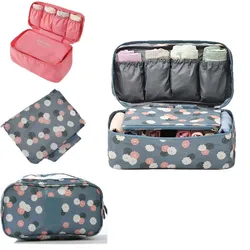 Portable Travel Bra Organizer Women Underwear Storage Bag  Socks Cosmetics Clothes Panties Pouch Lingerie Waterproof Storage Bag