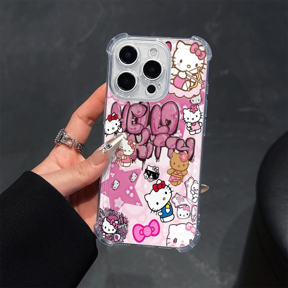 

Чехлы для телефонов «Hello Kitty» для IPhone 16, IPhone 16/15/14/13/12/11/x/xs/xs Max, чехлы для мобильных телефонов «Hello Kitty Cat» с рисунком «Hello Kitty»