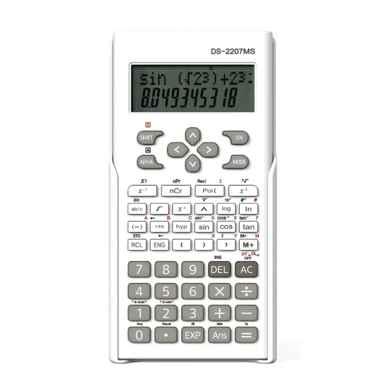 Portable Scientific Calculator 12 Digits Widescreen Multifunctional Exam Tool Students Function Calculator Professionals