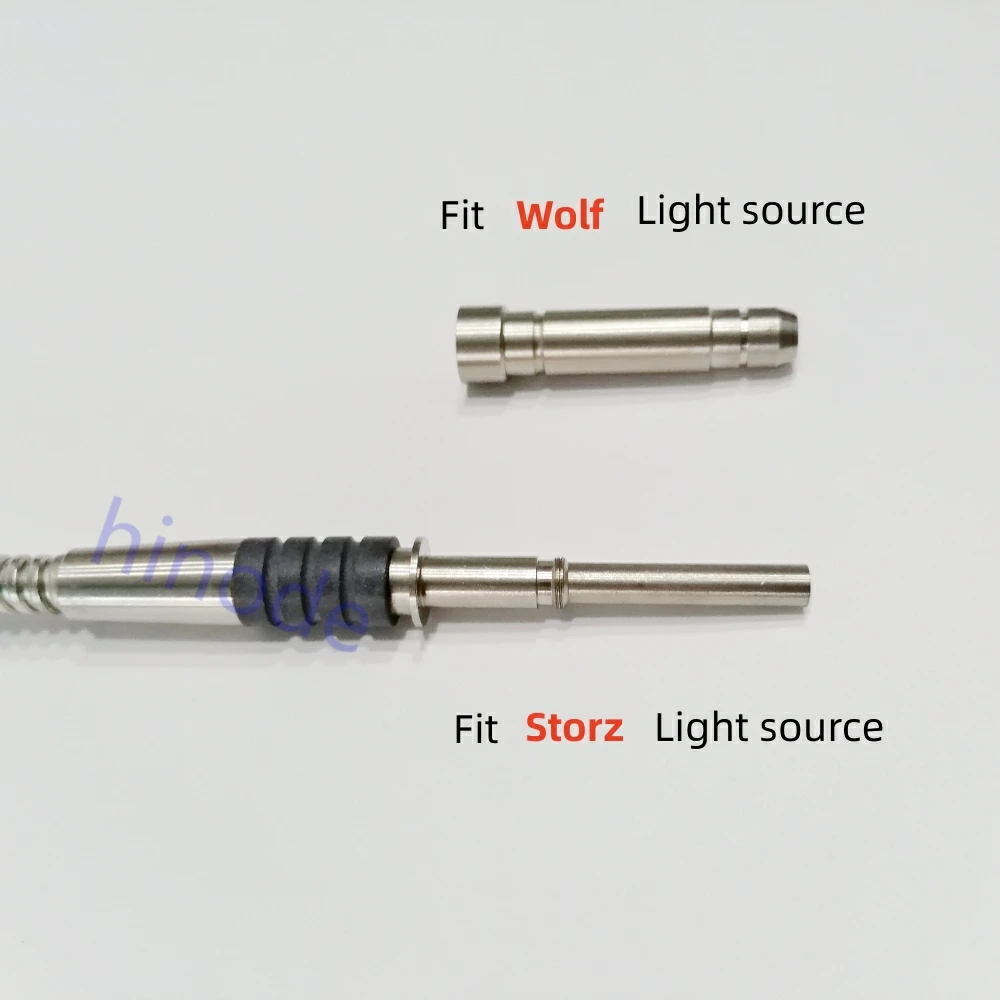 Imagem -04 - Fonte Luminosa Médica do Endoscópio Fibra Ótica com Tubo do Metal Endoscópio Apto do Lobo Storz Ótico Cirúrgico f 4x2500 mm 3000 mm
