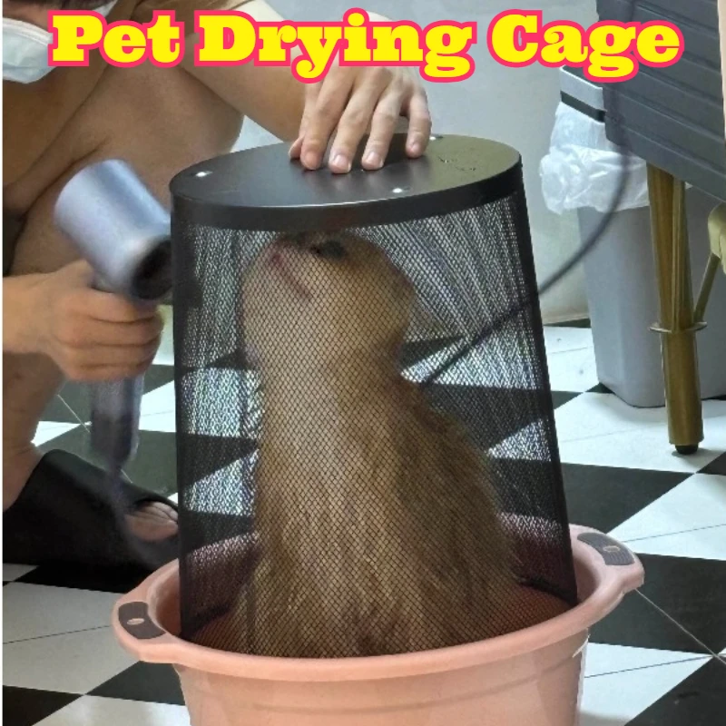 

Pet Drying Box Wire Mesh Large Size Rust Proof Scratch Resistant Bite Resistant Durable Sturdy Mesh Small Dogs Kittens Drying