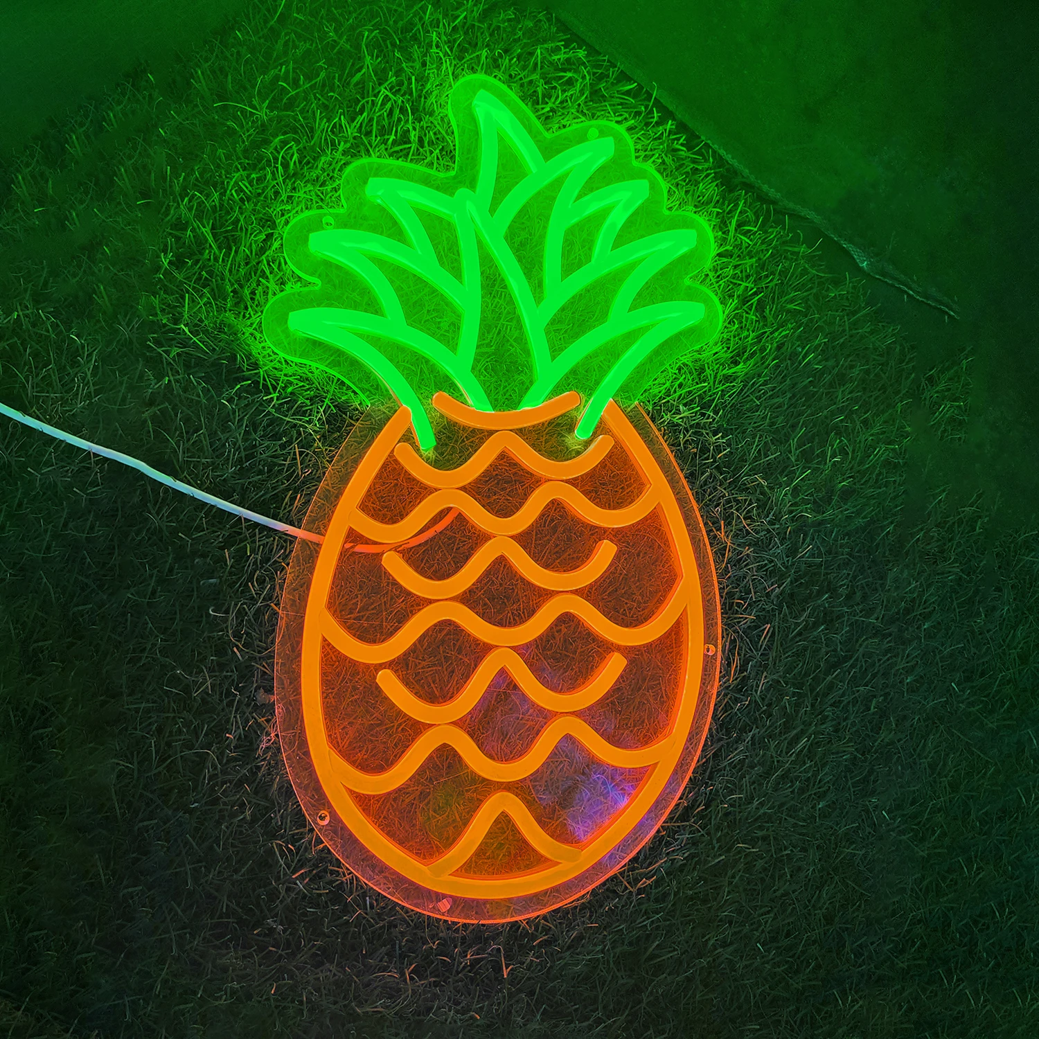 Pineapple USB Neon Sign Light, Room Decoration LED Neon Custom Night Light Sign Wall Art