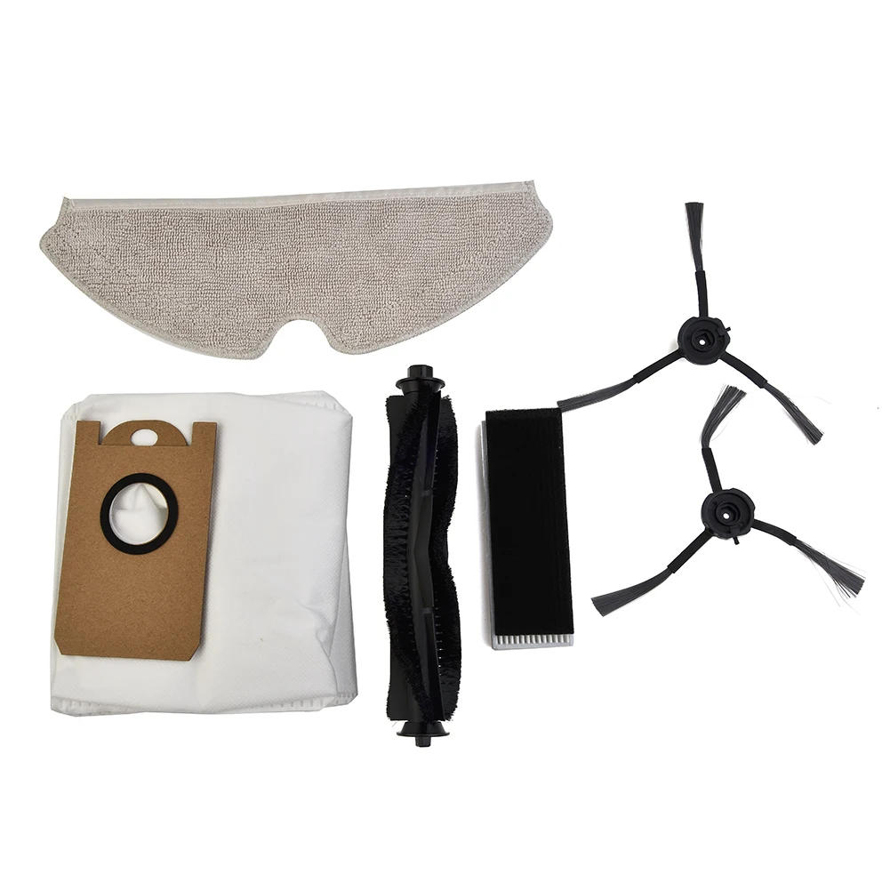 1* Mops 1*Filters 1*Roller Brush 2*Side Brushes 1*Dust Bag For T1 for Pro Vacuum Cleaner Mop Cloth Mopping Cloths Replace