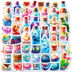 10/30/50pcs Funny Cute INS Style Bottle World Cartoon Stickers decalcomanie Laptop Notebook Phone valigia diario decorazione Sticker