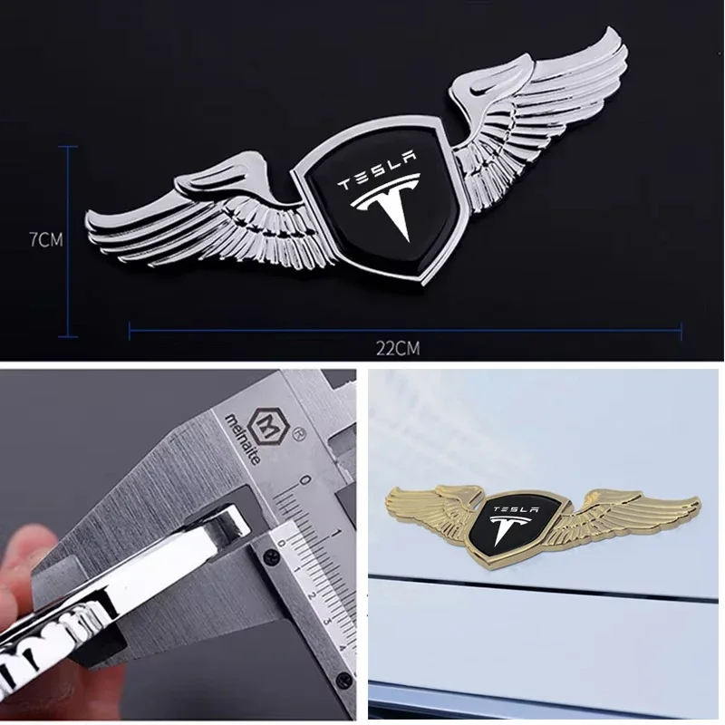 

Наклейка из сплава, эмблема на переднюю капот автомобиля, стильный значок для Tesla Model 3 Y S X Roadster P75D P85D P90D P100D, наклейка, аксессуары