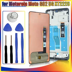 Tested New LCD for Motorola Moto G82 5G XT2225 LCD Display Touch Screen Digiziter Replacement for Moto G82 XT2225-1 LCD Display