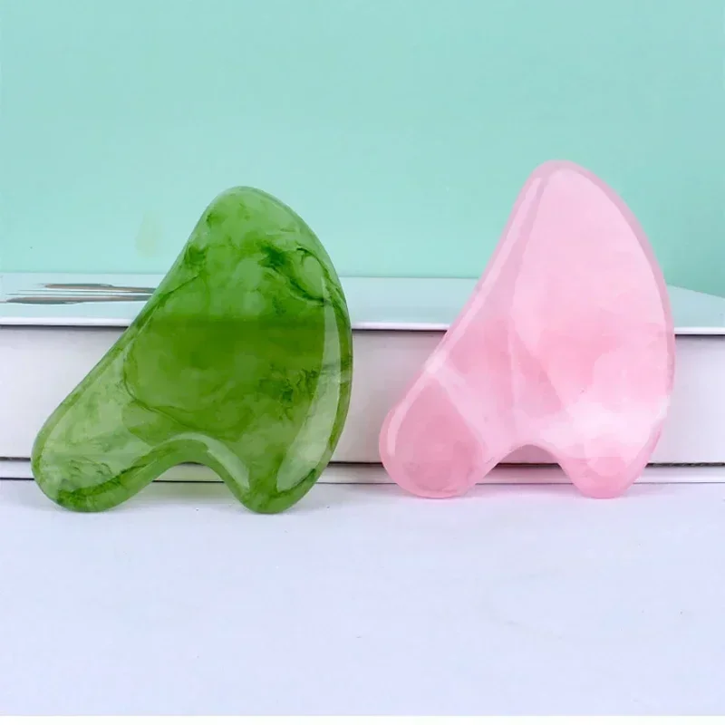 

Guasha Beautiful Massage Beeswax Scraping Massage Scraper Face Massager Acupuncture Gua Sha Eye Face Board SPA Massage Tool