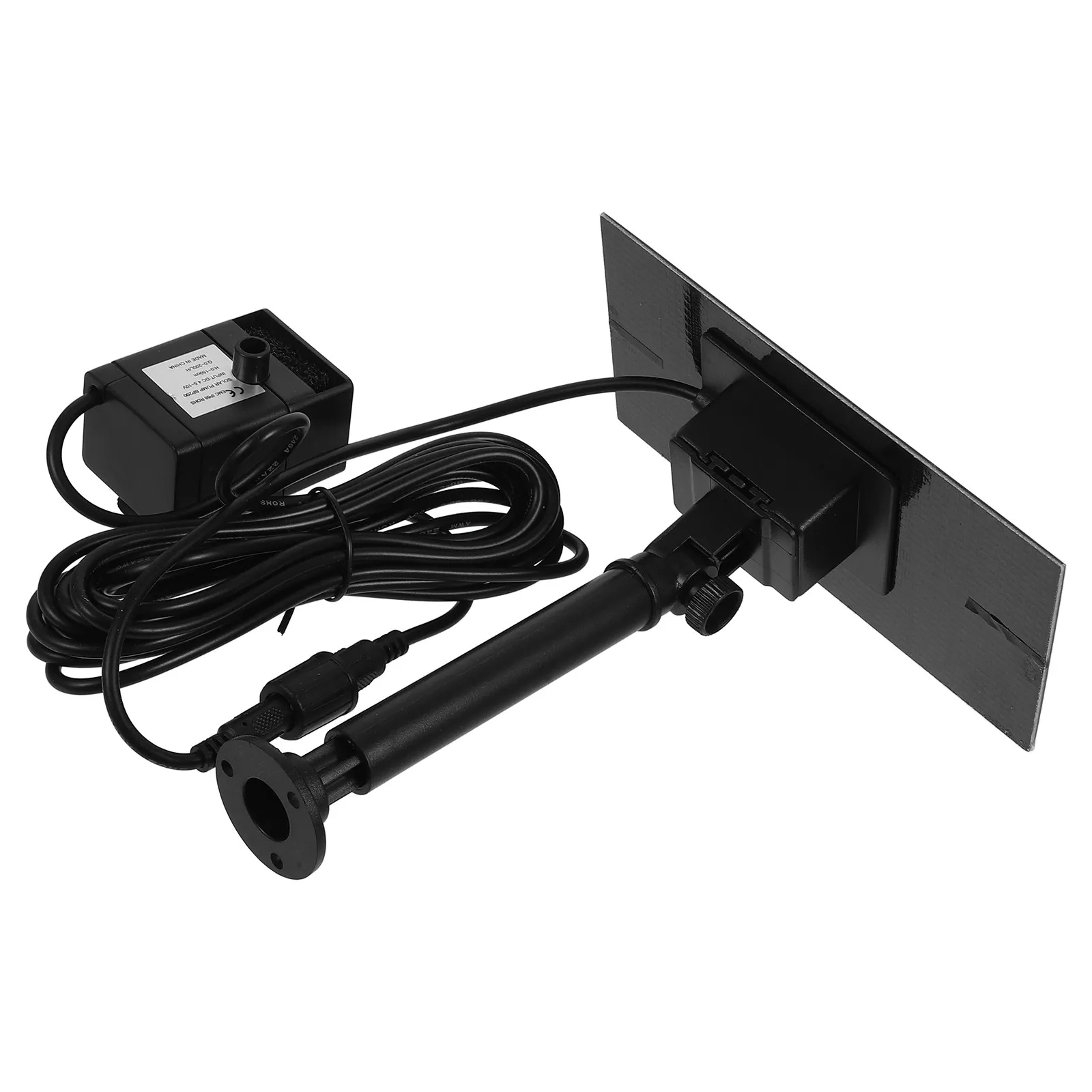 

Compact Solar Fountain Pump for Bird Bath Garden Pond Outdoor Water Feature Tranquil Micro Design Wind Resistant Stake Solar