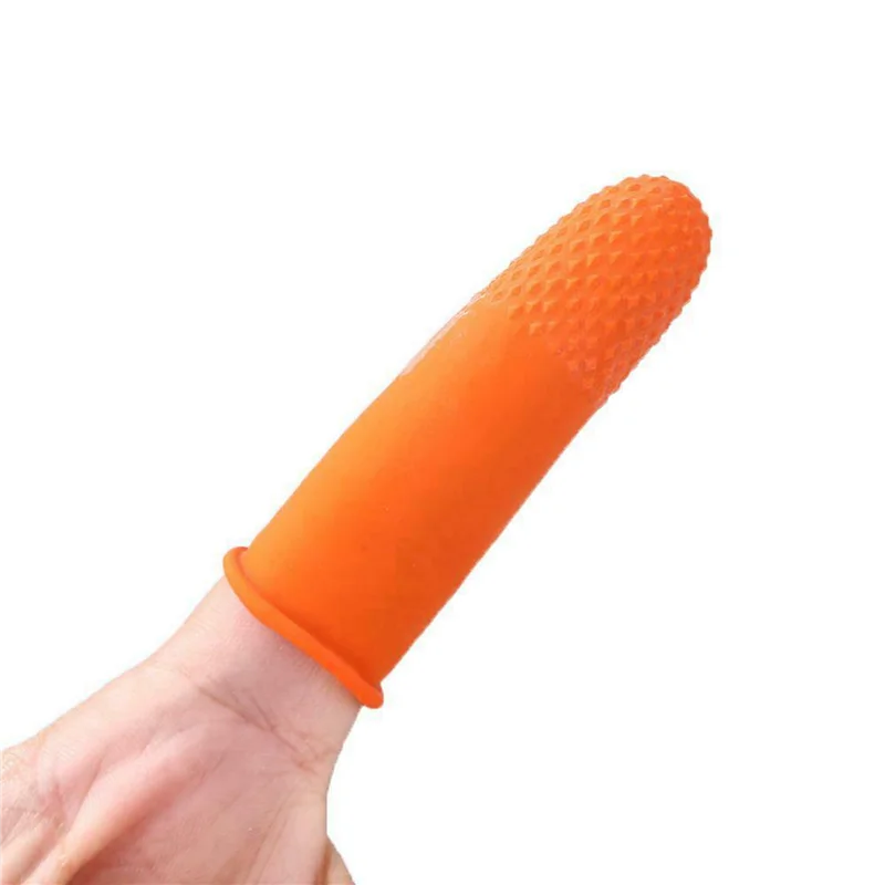 

10X Gardening Silicone Thumb Knife With Finger Cots Thumb Knife Picker For Fruits Vege-L-AT36