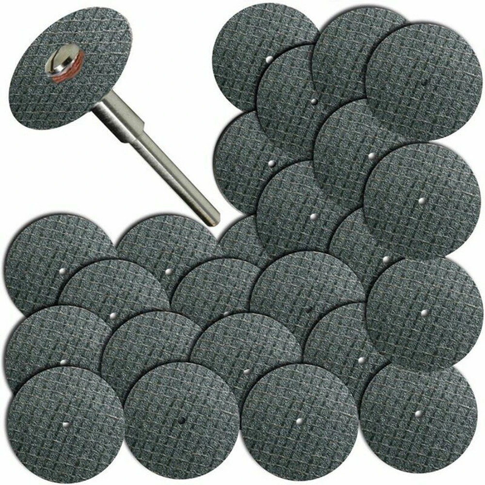 Resina cortada discos de roda, Serra rotativa Set, Fibra de vidro reforçada, 36mm Mandril, 1/8 "Mandril, 26pcs