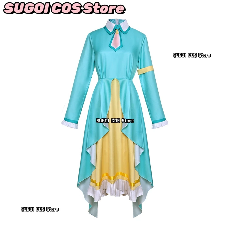 أزياء كوساناجي نيني التأثيرية أزياء أنيمي PJSK الملونة للعب الأدوار زي لوليتا فستان شعر مستعار بدلة اللعب 2025 ملابس تنكرية للهالوين