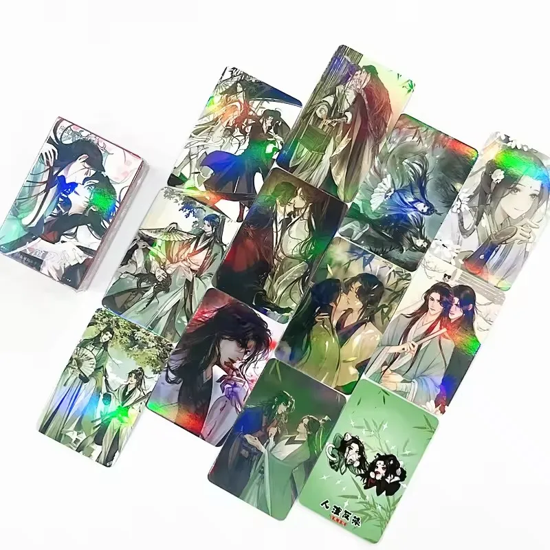 

55 Pcs/Set Anime Scum Villain's Self Saving System Laser Lomo Card Shen Qingqiu, Luo Binghe HD Photo Card Cosplay Gift