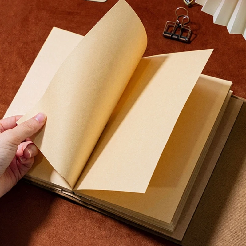 ヴィンテージPUレザートラベルノートブランクページジャーナル日記プランナーメモ帳