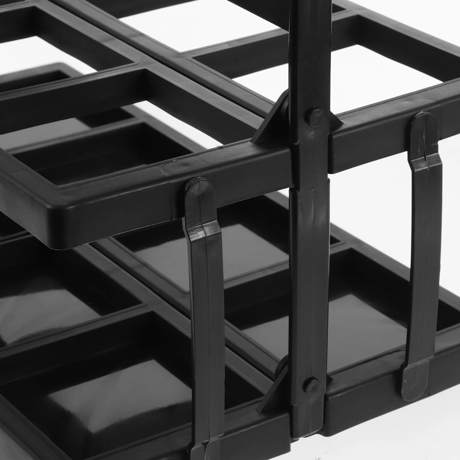 حامل زجاجات مياه قابل للطي بـ 8 فتحات، حامل أكواب محمول للمدربين والرياضيين، حامل أكواب سهل التركيب #4