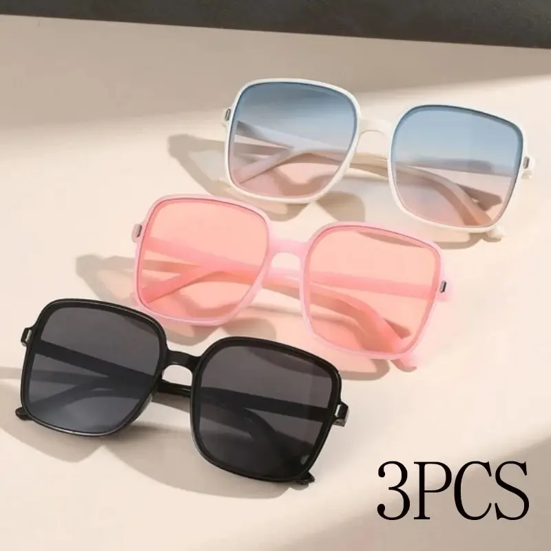 3pairs Men Women Goggles Glasses UV400 Mirrored Sunglasses Classic Fahion Female Male Sun Glasses Eyewear Gafas De Sol