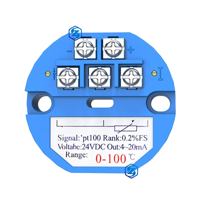 4pcs/pack 4-20ma RTD PT100 Temperature Sensor Meter Temperature Transmitter Detector Module -50-250 Celsuis 0-600 Celsuis