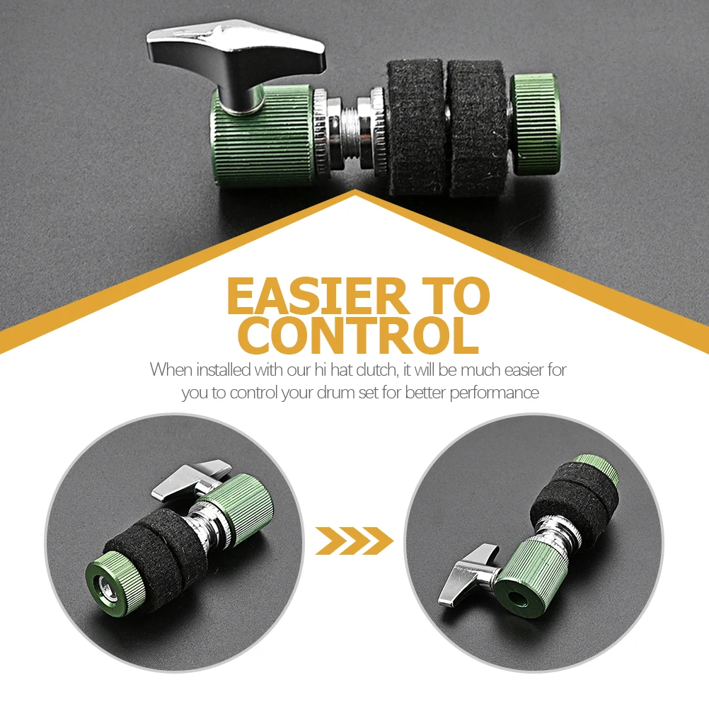 

Drum Wrench Hi Hat Clutch Jazz Accessory Bulging for Stand Hi-hat Drop Green Drums Components