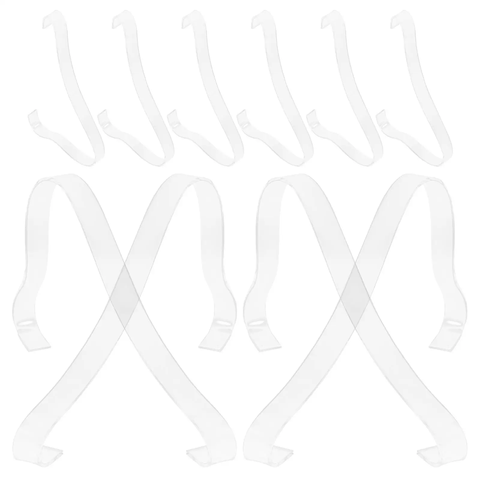 

10 Pcs Heels Display St Acrylic Shoe Racks 3mm Lightweight Portable ganizer Home Neat