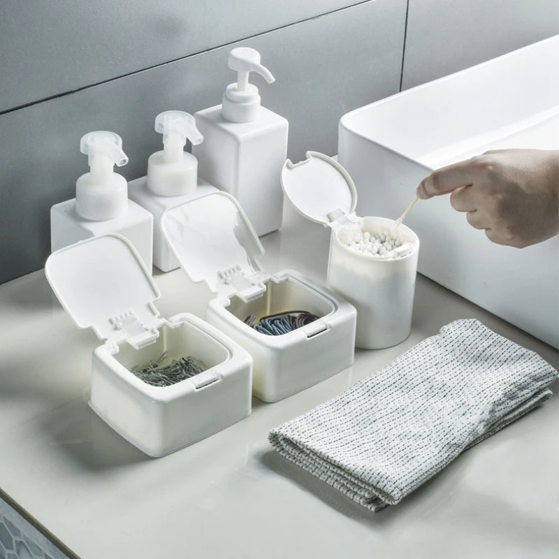 INS White Storage Box Pop-up Desk Organizer Box Ins Idol Photo Card Holder Small Card Protective Case Collection Organizer Case