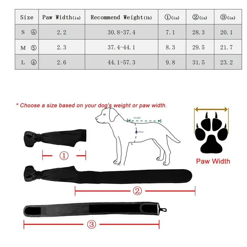 Dog Suspender Boots Waterproof Paw Protectors Soft Puppy Boots Pet Products for Winter Snowy Day Outdoor Walking Wet Weather