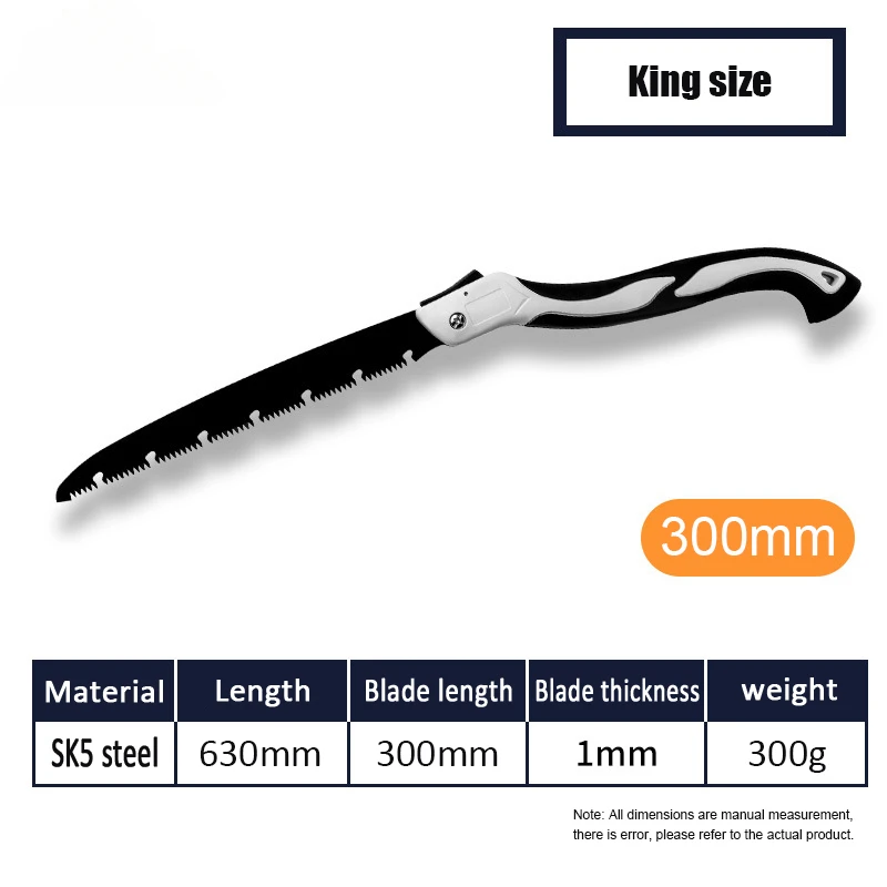 1PC Folding Hand Saw Pruning Saw Professional Hand Sawor Tree Pruning, Camping, Gardening, Hunting, Cutting Wood, PVC